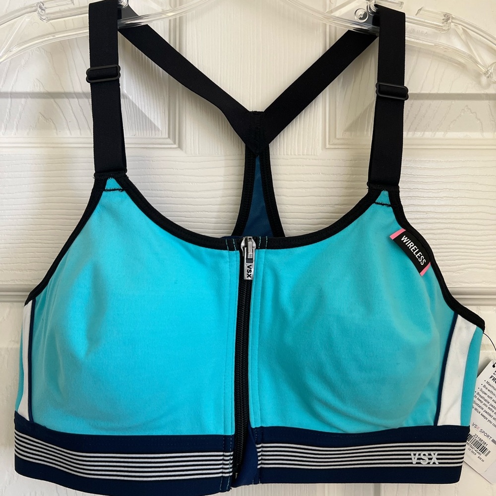 Victorias Secret sport bra. Front-close. Wireless. 34B. Brand new